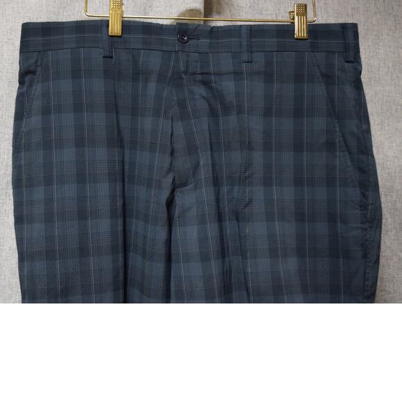 Nike Golf Fit Dry Men’s Plaid Performance Pants Blue 34x30 - Picture 2 of 3